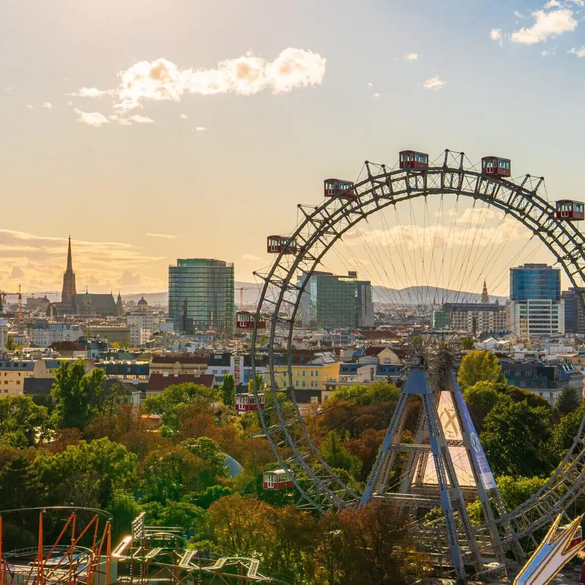 Skyline of Vienna, Austria. Photo: Anton on Unsplash (https://unsplash.com/@uniqueton).